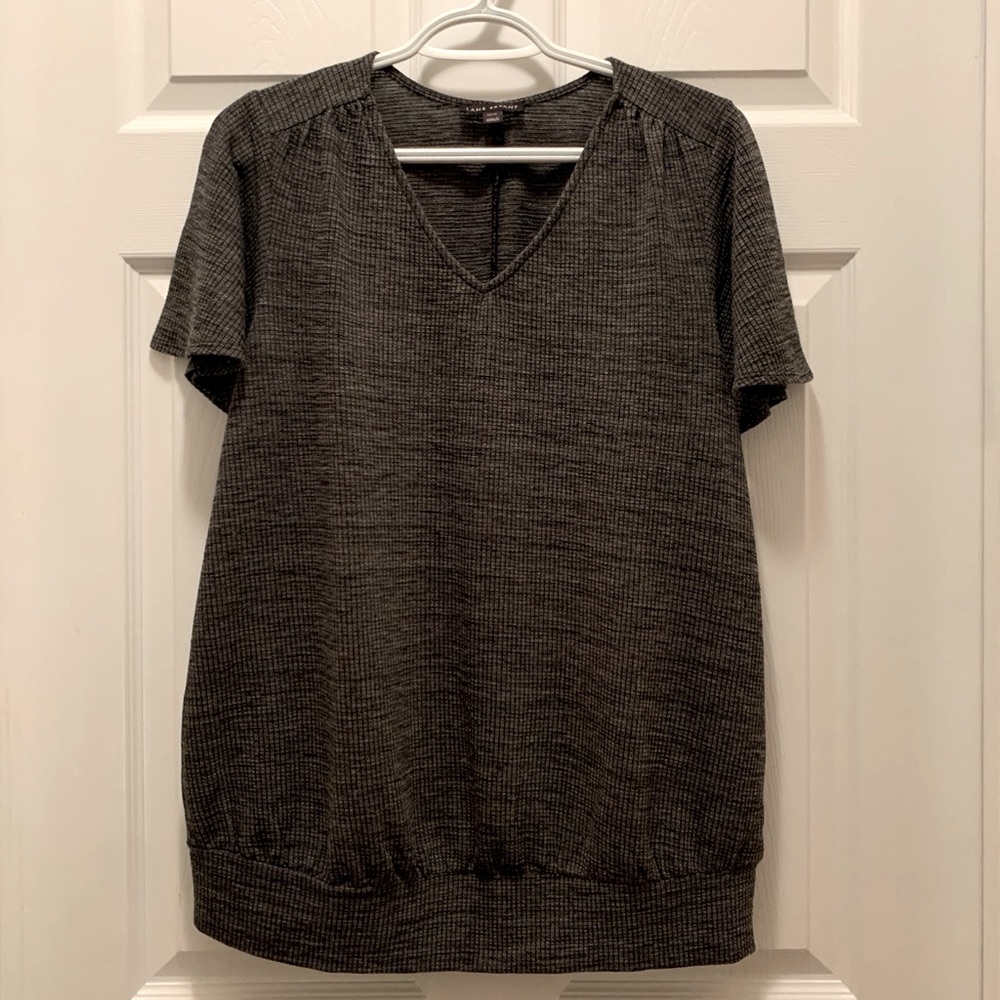 NWOT Lane Bryant Flutter-Sleeve Banded-Hem Tee - Size 10/12